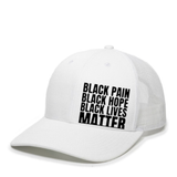 BLACK PAIN, HOPE, LIVES Matter Premium Snapback Hat - BNVEED STYLE