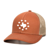 Texas Stars (Longhorn Colors) TX Premium Snapback Hat - BNVEED STYLE