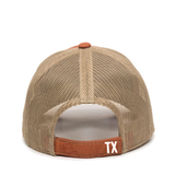 Texas Stars (Longhorn Colors) TX Premium Snapback Hat - BNVEED STYLE