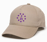 All Star Tribute (9 star logo) 24 Kobe & 2 Gianna (L.A. Lakers Colors) SnapBack Hat - BNVEED STYLE