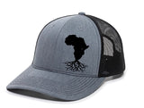 Roots Collection AFRICA Modern Trucker SnapBack Hat (Black Mesh) - BNVEED STYLE