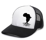 Roots Collection AFRICA Modern Trucker SnapBack Hat (Black Mesh) - BNVEED STYLE