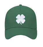 "St Patrick's Day" Four Leaf Clover GLITTER Cotton Low Profile Style Baseball Cap - BNVEED STYLE