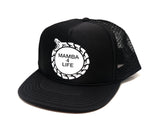 "MAMBA 4 LIFE"  Trucker Mesh Snapback! NEW! CUSTOM BLACK MAMBA LOGO!!! - BNVEED STYLE