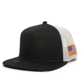 U.S. Flag Flat Bill Premium Snapback Hat - BNVEED STYLE