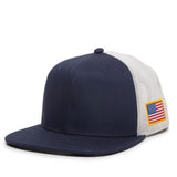 U.S. Flag Flat Bill Premium Snapback Hat - BNVEED STYLE