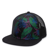 Halfmoon Mesh Overlay Premium Snapback Hat - BNVEED STYLE