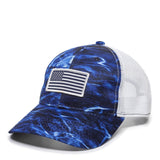 U.S. Flag Designer Colors Modern Snapback Hat - BNVEED STYLE