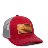 Americana U.S. Flag (Leather Patch) Premium Snapback Hat - BNVEED STYLE
