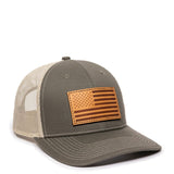 Americana U.S. Flag (Leather Patch) Premium Snapback Hat - BNVEED STYLE