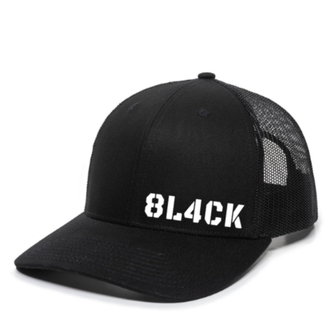 Black (8L4CK) Premium Snapback Hat - BNVEED STYLE