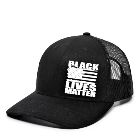 Black Lives Matter Flag Premium Snapback Hat - BNVEED STYLE