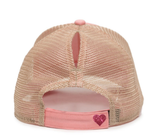 "I HEART" Blush Glitter Low Mid Profile Pink Mesh Women's Cap - BNVEED STYLE