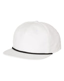 "BAD" Barbwire White/Black Rope Snapback Low Profile Hat! NEW DESIGN!!! - BNVEED STYLE