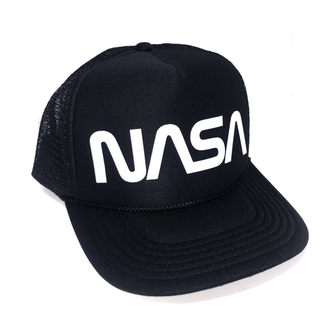"NASA" logo Trucker Mesh Snapback Hat - BNVEED STYLE