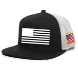 U.S. Double Flag Flat Bill Premium Snapback Hat - BNVEED STYLE