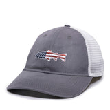 In The Wild  U.S Flag KEEPER Fish Premium Snapback Hat - BNVEED STYLE