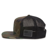 U.S. Double Flag Flat Bill Premium Snapback Hat - BNVEED STYLE