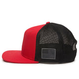 U.S. Double Flag Flat Bill Premium Snapback Hat - BNVEED STYLE